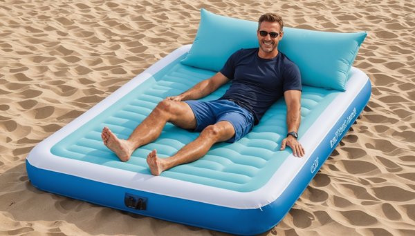 Matelas gonflable plage : confort, légèreté et praticité assurés